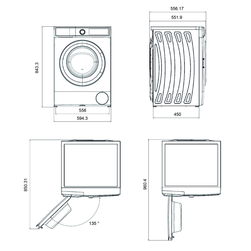 Lavadora INT frontal Exquisit WMI8120E70D - 2 Lavadora INT frontal Exquisit WMI8120E70D - 2