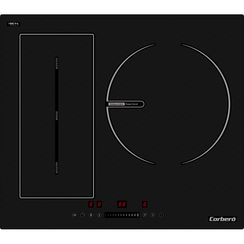 Vitroceramica inducción indep. Corbero CCIG3BL723FLEX, - 2 Vitroceramica inducción indep. Corbero CCIG3BL723FLEX, - 2