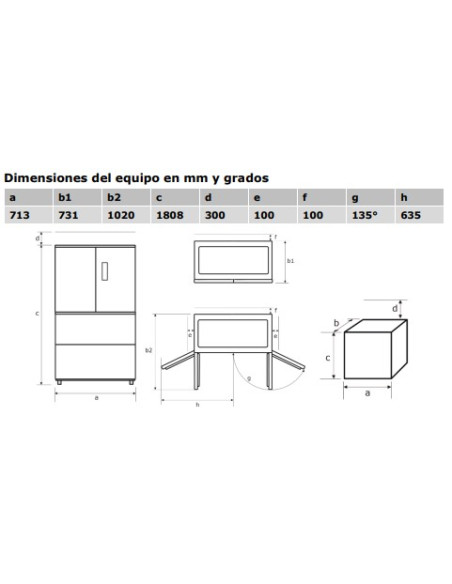 Frigorifico side by side Exquisit FD430140030F - 3