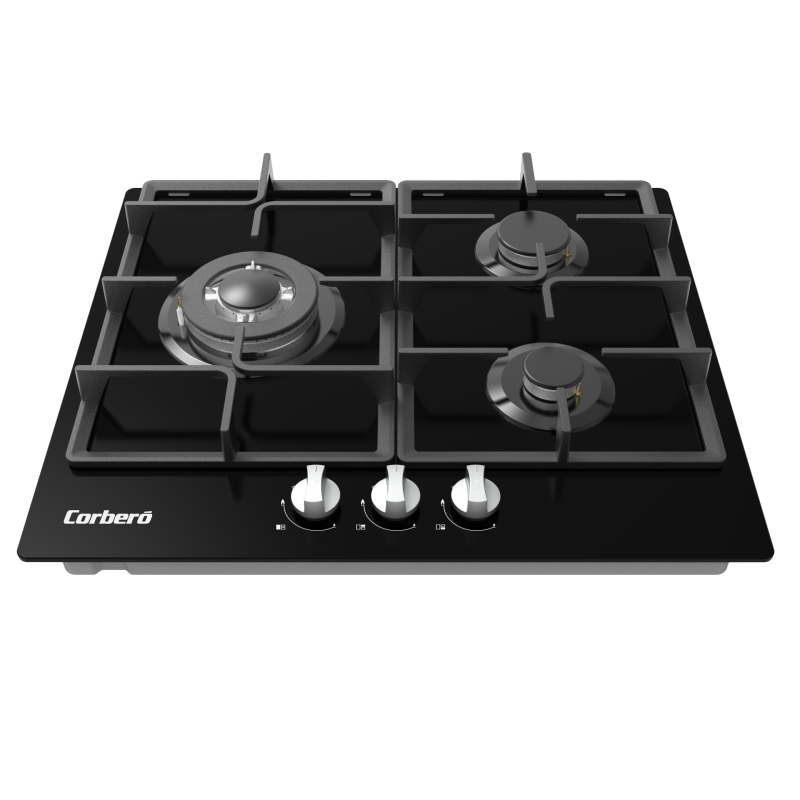 Encimera gas indep. Corbero CPCGM3F3121N - 2