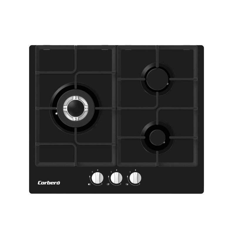 Encimera gas indep. Corbero CPCGM3F3121N - 3