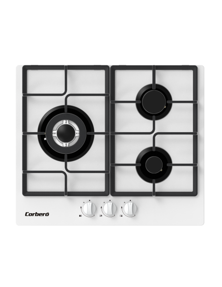 Encimera gas indep. Corbero CPCGM3F3122W - 3