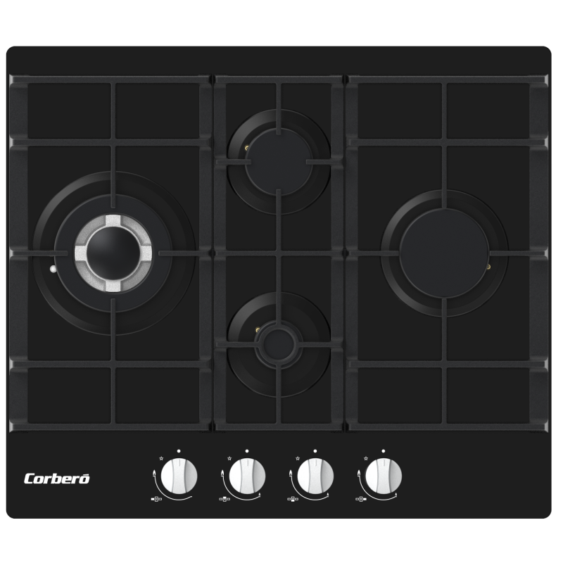 Encimera gas indep. Corbero CPCGM4F4121N - 2 Encimera gas indep. Corbero CPCGM4F4121N - 2