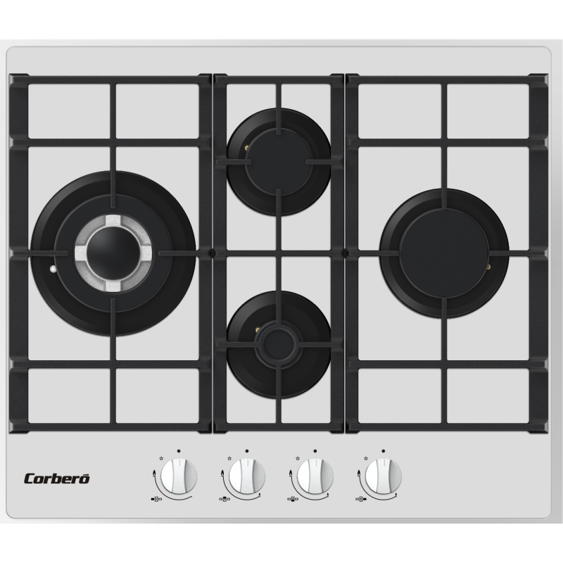 Encimera gas indep. Corbero CPCGM4F4122W - 3 Encimera gas indep. Corbero CPCGM4F4122W - 3