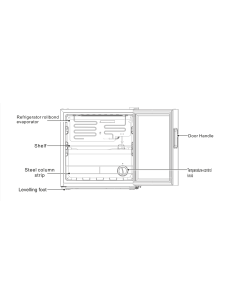 Frigorifico 1puerta Corbero CFMMB430BLGL - 1