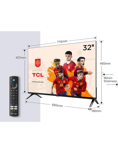 TV LED TCL 32SF540, 32" - 2