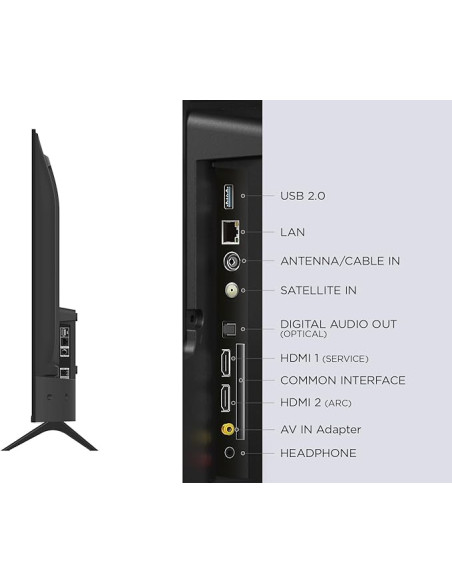 TV LED TCL 32SF540, 32" - 3