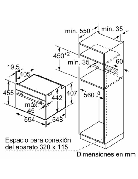 Horno Compacto pirolitico indep. Bosch CBG7741B1 - 4 Horno Compacto pirolitico indep. Bosch CBG7741B1 - 4