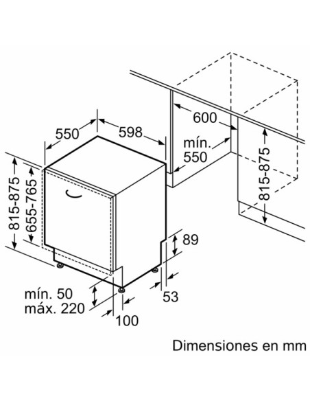 Lavavajillas 60 INT Bosch SMH4HTX00E - 2