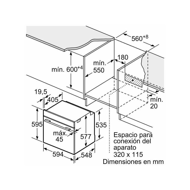 Horno MF pirolÃ­tico indep. Bosch HBG7764B1, Infinity - 2