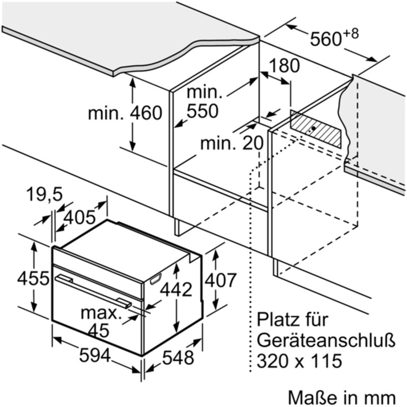 Horno+Microondas indep. Bosch CMG7241B1, Infinity - 2 Horno+Microondas indep. Bosch CMG7241B1, Infinity - 2