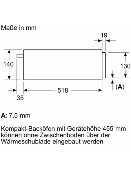 Cajon calientaplatos Siemens BI710C1B1 - 2 Cajon calientaplatos Siemens BI710C1B1 - 2