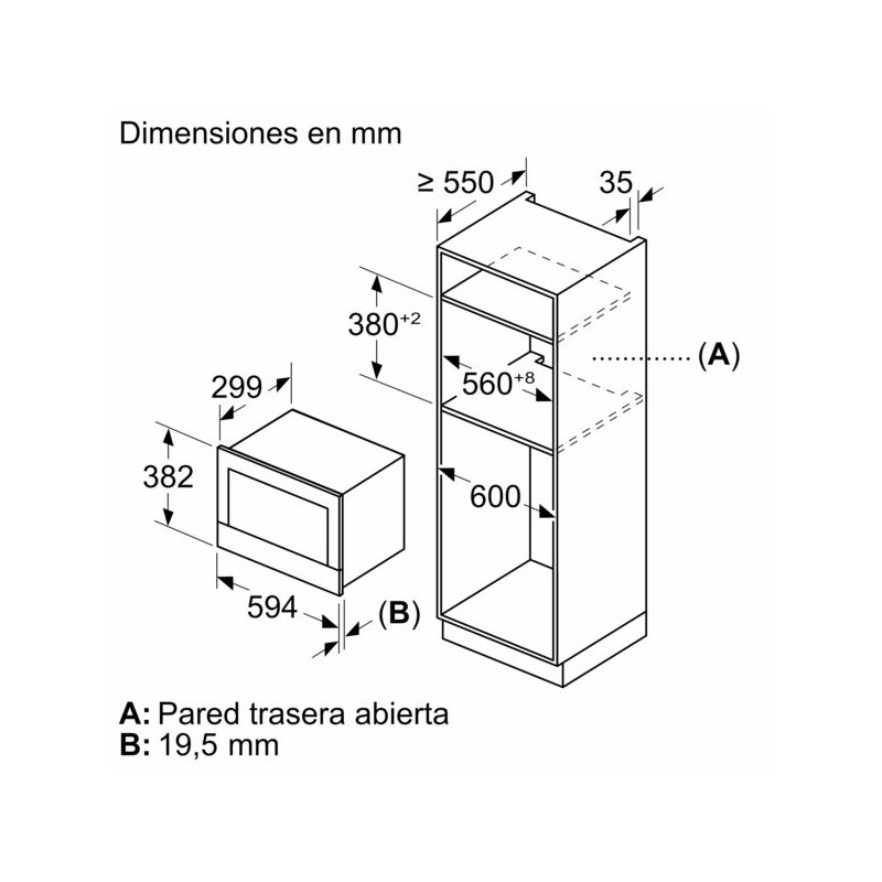 Microondas INT Bosch BFR7221B1, Infinity - 4 Microondas INT Bosch BFR7221B1, Infinity - 4