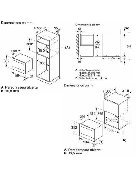 Microondas INT Bosch BFL7221W1, Infinity - 2 Microondas INT Bosch BFL7221W1, Infinity - 2