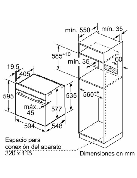 Horno MF indep. Bosch HBG7341W1 - 5