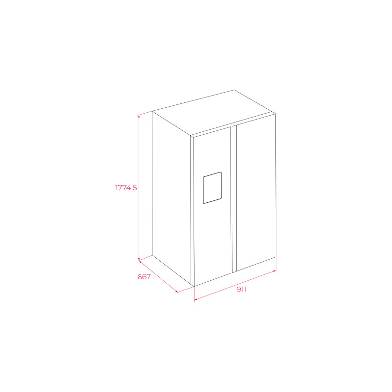 Frigorifico side by side Teka RLF74960SS - 3 Frigorifico side by side Teka RLF74960SS - 3