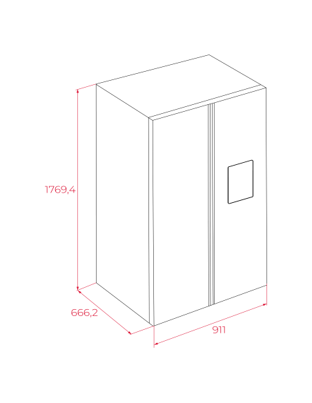 Frigorifico side by side Teka RLF74930BLANCO - 3 Frigorifico side by side Teka RLF74930BLANCO - 3