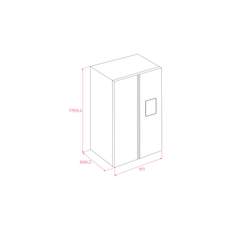 Frigorifico side by side Teka RLF74930INOX - 3 Frigorifico side by side Teka RLF74930INOX - 3