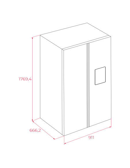 Frigorifico side by side Teka RLF74930INOX - 3 Frigorifico side by side Teka RLF74930INOX - 3