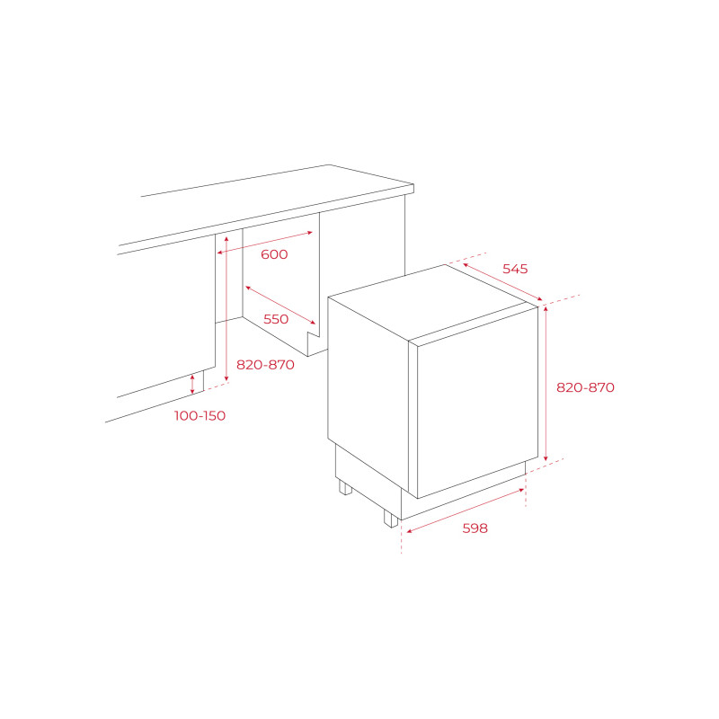 Congelador vertical Teka RSF41160BU - 2