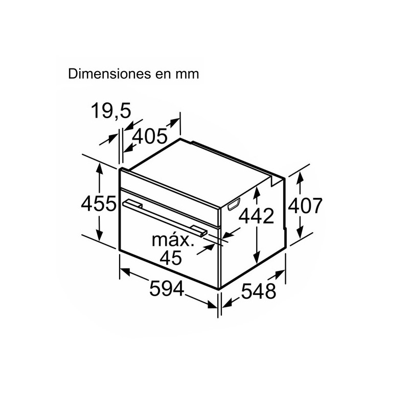 Horno compacto Siemens CB774G1B1, Top - 2 Horno compacto Siemens CB774G1B1, Top - 2