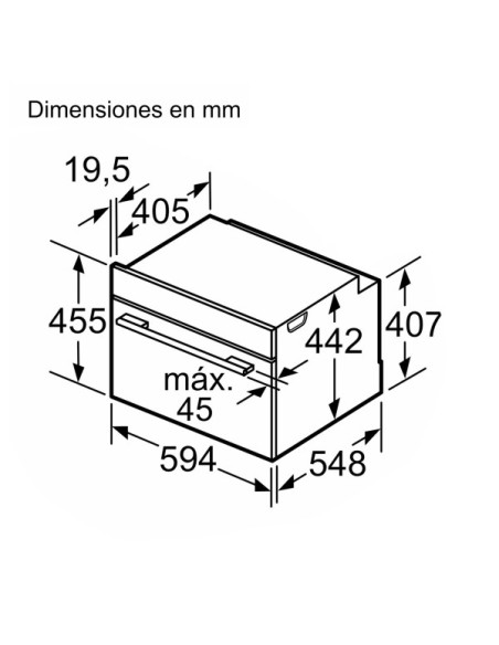 Horno compacto Siemens CB774G1B1, Top - 2 Horno compacto Siemens CB774G1B1, Top - 2