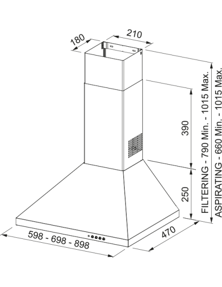 Campana decorativa Mepamsa GAVIA70BLANCA - 1
