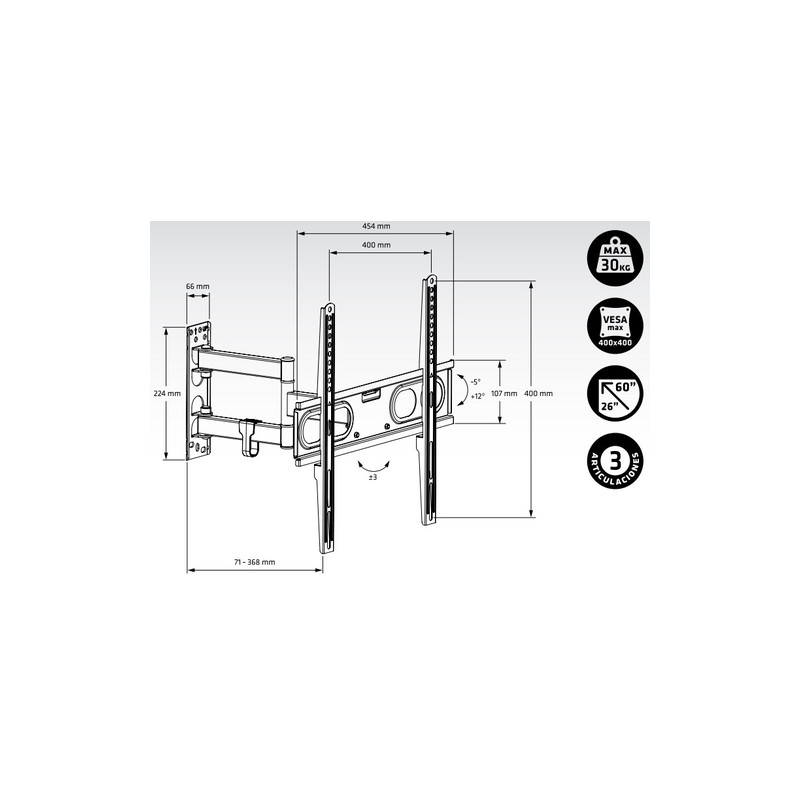 Soporte pared Tv Engel AC0592E - 3 Soporte pared Tv Engel AC0592E - 3