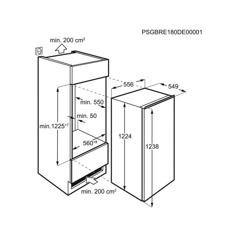 Congelador vertical NF INT AEG TAB7N12EF - 3 Congelador vertical NF INT AEG TAB7N12EF - 3