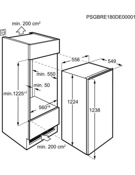Congelador vertical NF INT AEG TAB7N12EF - 3 Congelador vertical NF INT AEG TAB7N12EF - 3