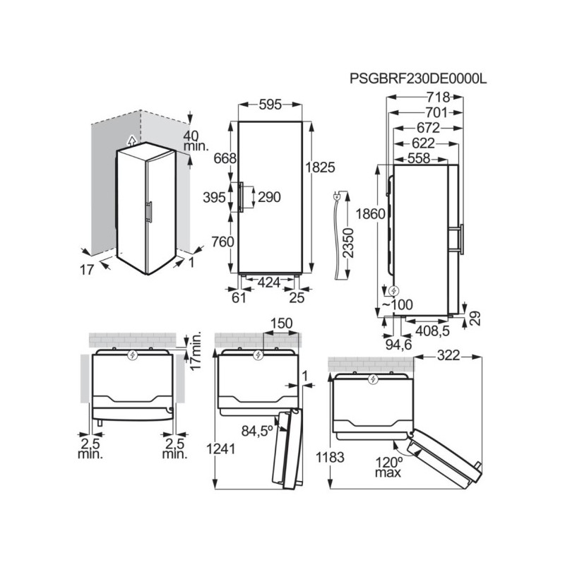 Frigorifico 1puerta Electrolux LRS3DE39U - 3 Frigorifico 1puerta Electrolux LRS3DE39U - 3
