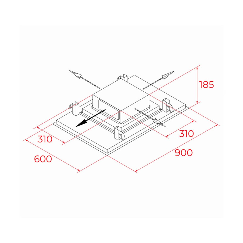 Campana decorativa techo Teka DHT96340IX - [category]