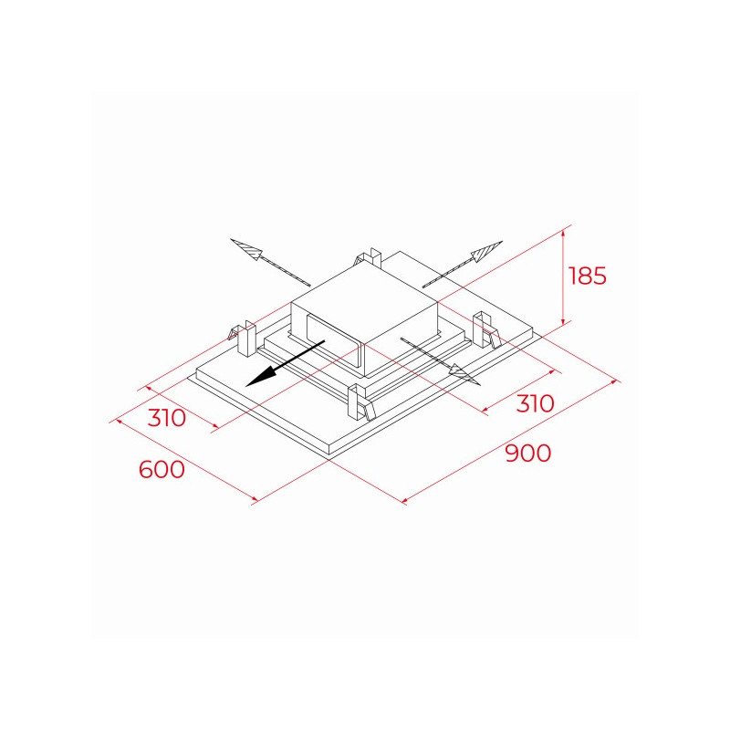 Campana decorativa techo Teka DHT96340WH - [category]