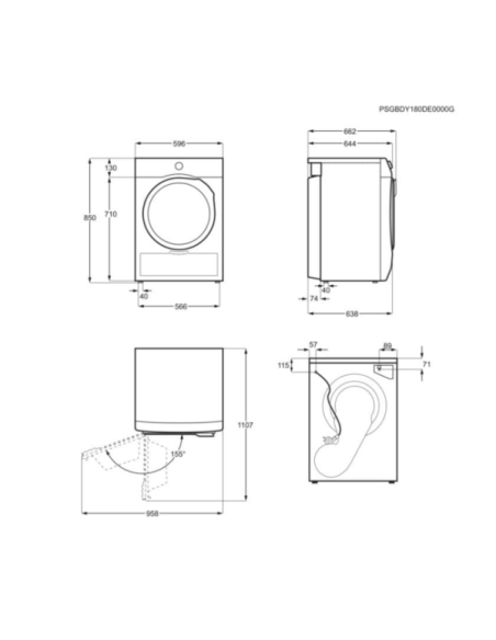 Secadora frontal Electrolux EDI618A5BO - 2