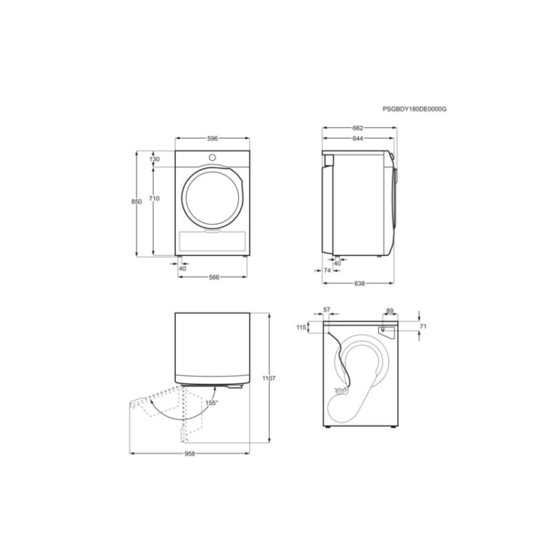 Secadora frontal Electrolux EDI729P4BN - [category]