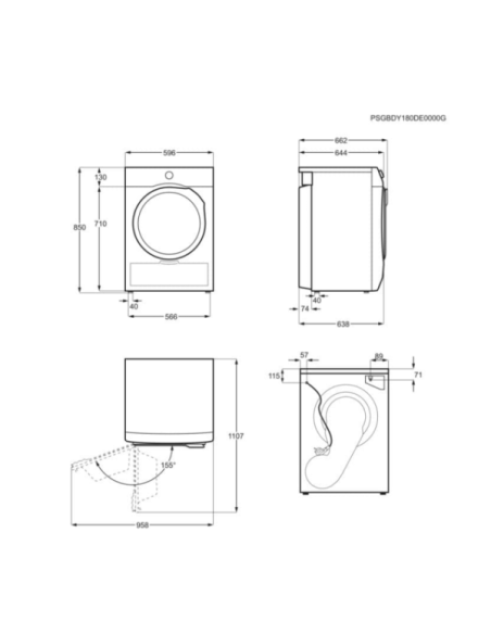 Secadora frontal Electrolux EDI729P4BN - [category]