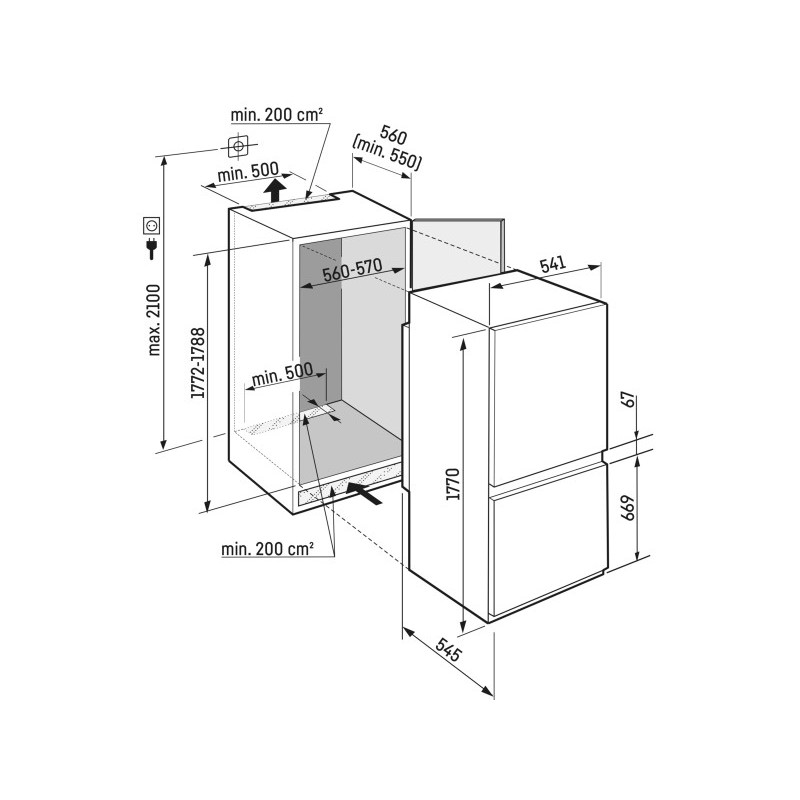 Combi NF INT Liebherr ICNSE5103 - 3