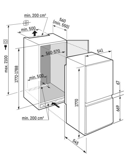 Combi NF INT Liebherr ICNSE5103 - 3
