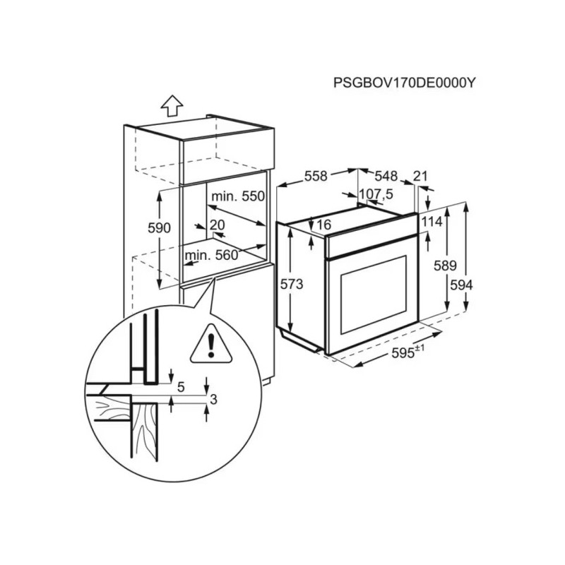 Horno MF pirolitico indep. Electrolux EOF6P46VX0 - 3