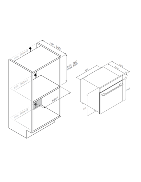 Horno MF pirolítico indep. Haier H6ID2P3T1HTB - 2