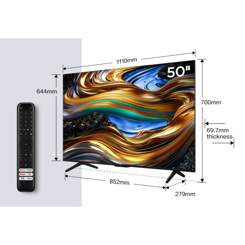 TV LED TCL 50P755, 50" - 1