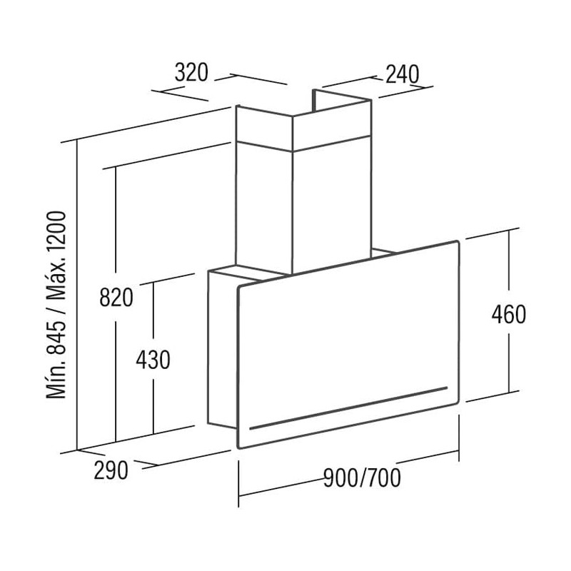 Campana decorativa Cata GOYA90WHA - [category]