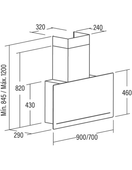 Campana decorativa Cata GOYA90WHA - [category]