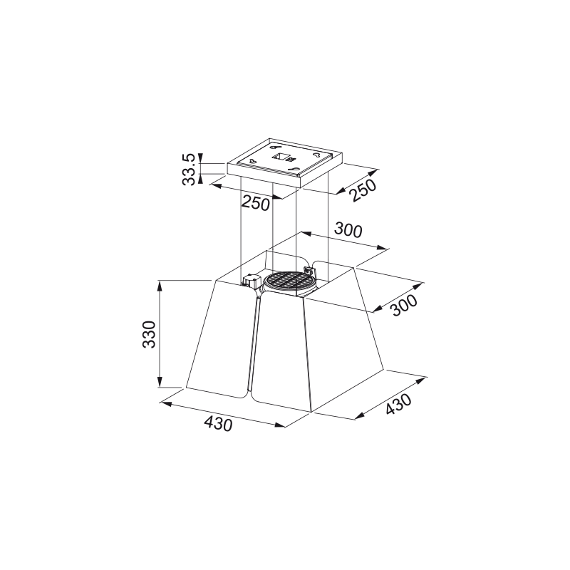Campana decorativa isla Mepamsa VICTORIA43 - [category]