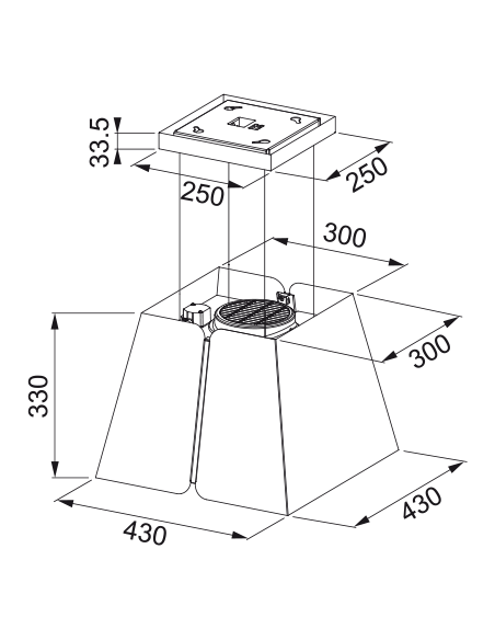 Campana decorativa isla Mepamsa VICTORIA43 - [category]