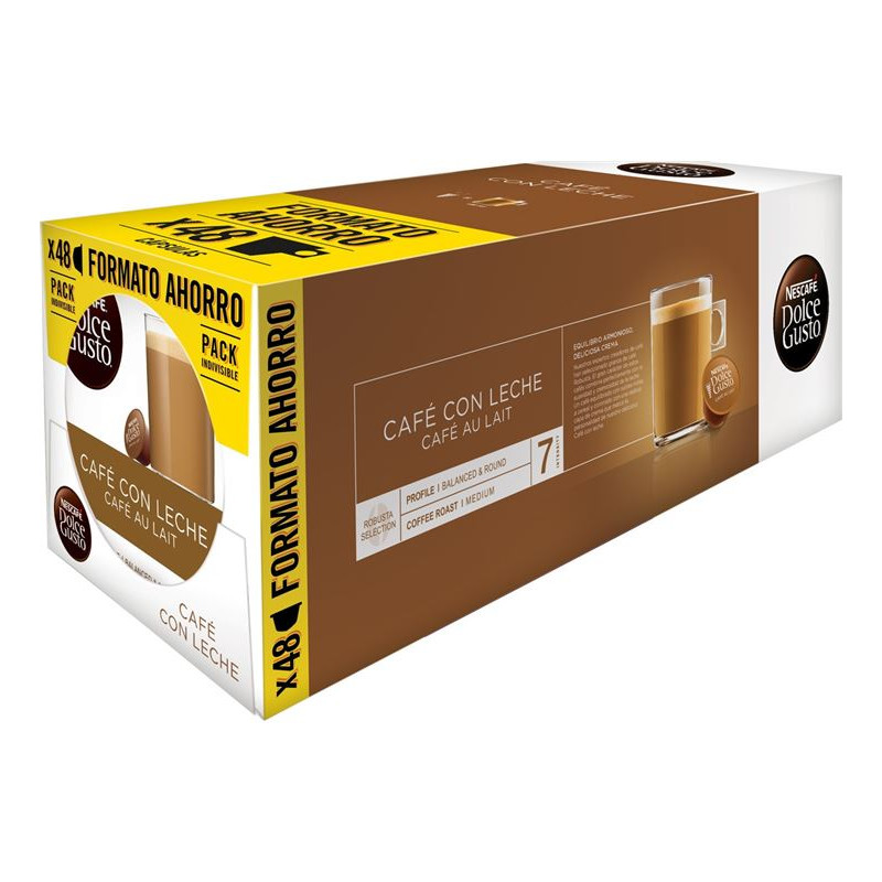 Capsulas cafe Dolce Gusto Nestle CAFE CON LECHE ( - 1