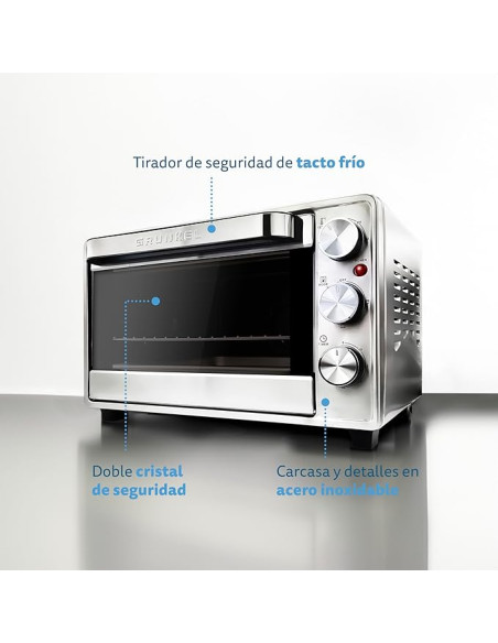 Mini Horno GRUNKEL HR23INOX - 2 Mini Horno GRUNKEL HR23INOX - 2