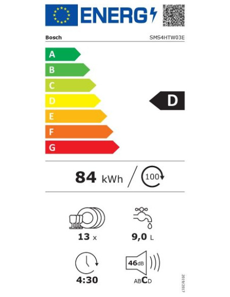 Lavavajillas 60 Bosch SMS4HTW03E - 2 Lavavajillas 60 Bosch SMS4HTW03E - 2