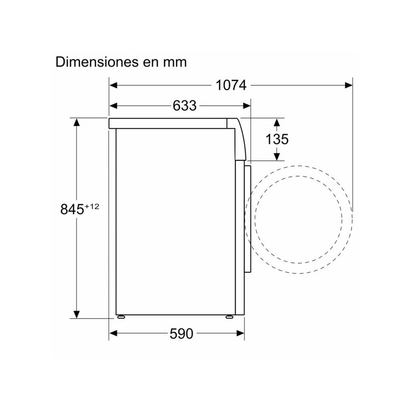 Lavadora carga frontal Bosch WGH244AXES, Infinity - 1