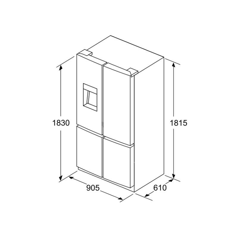 Frigo side by side Balay 3KME598XI - 2